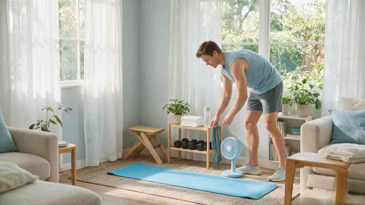 Summer Workout Area Setup for Small Homes