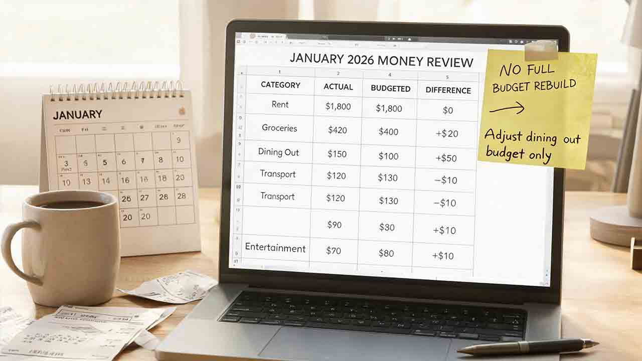 January Money Review Without a Full Budget Rebuild