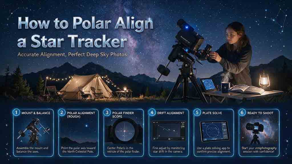 How to Polar Align a Star Tracker