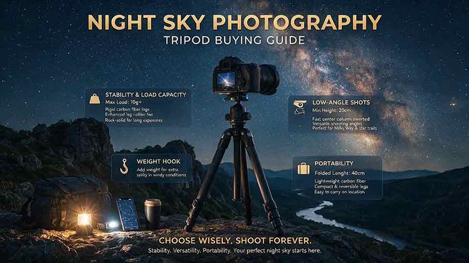 Tripod Buying Guide for Night Sky Photography