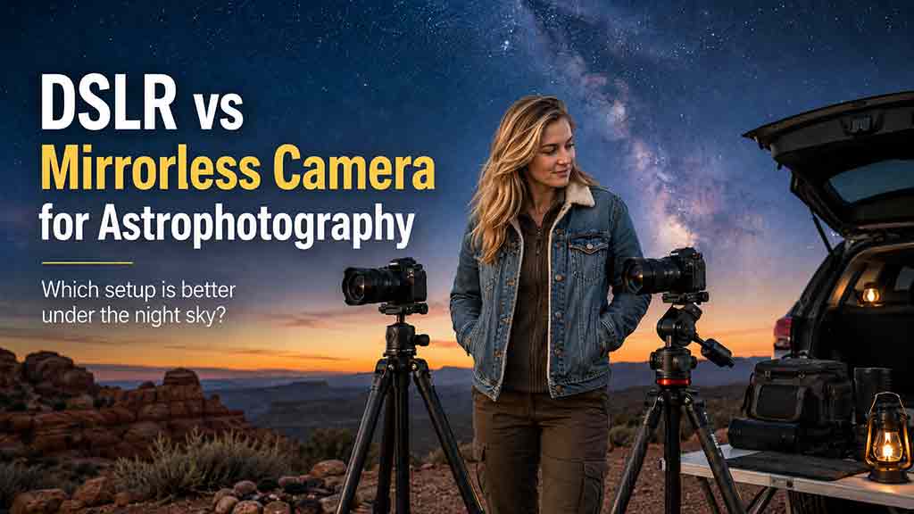 DSLR vs Mirrorless Camera for Astrophotography