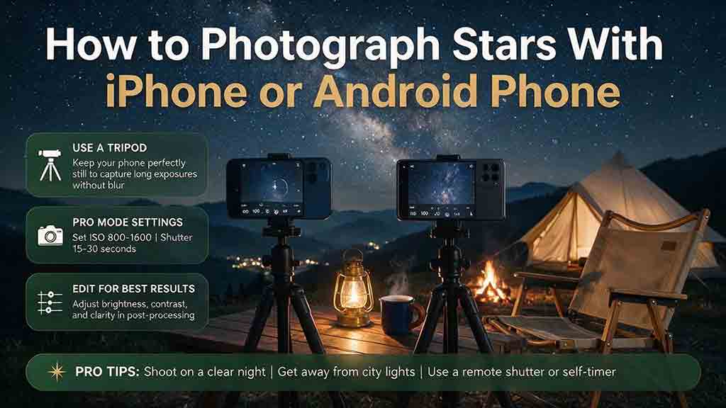 How to Photograph Stars With an iPhone or Android Phone