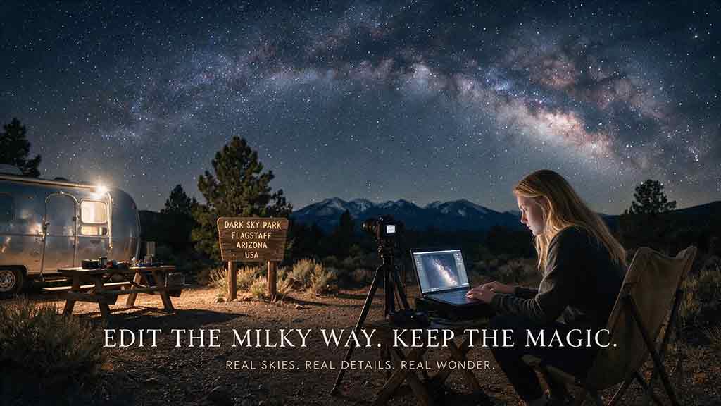 How to Edit Milky Way Photos Without Making Them Look Artificial