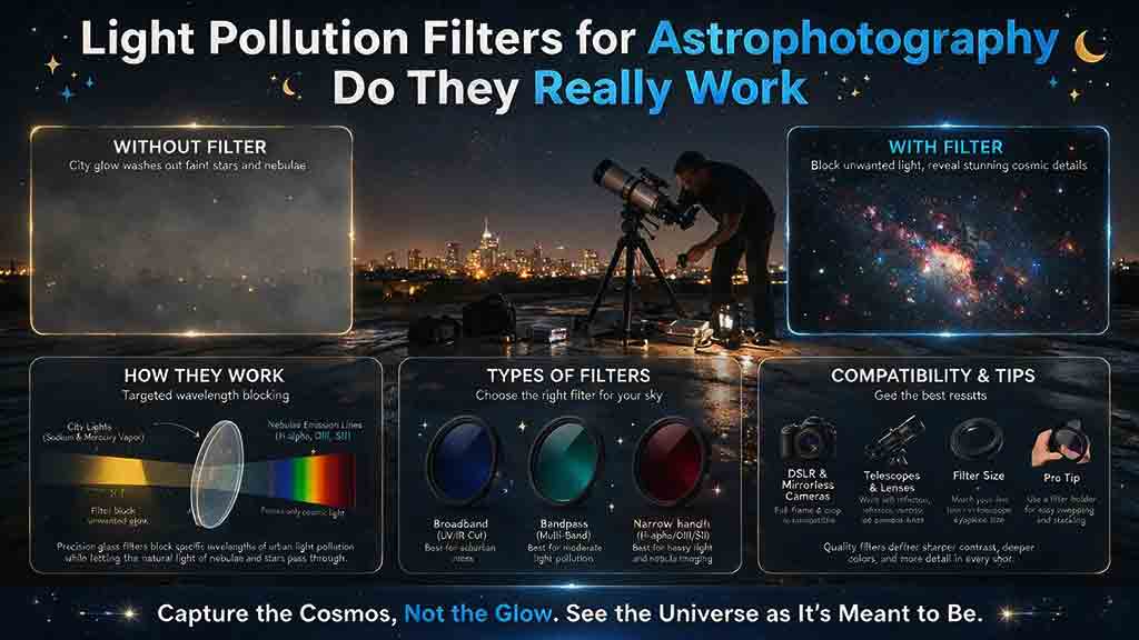 Light Pollution Filters for Astrophotography: Do They Really Work?