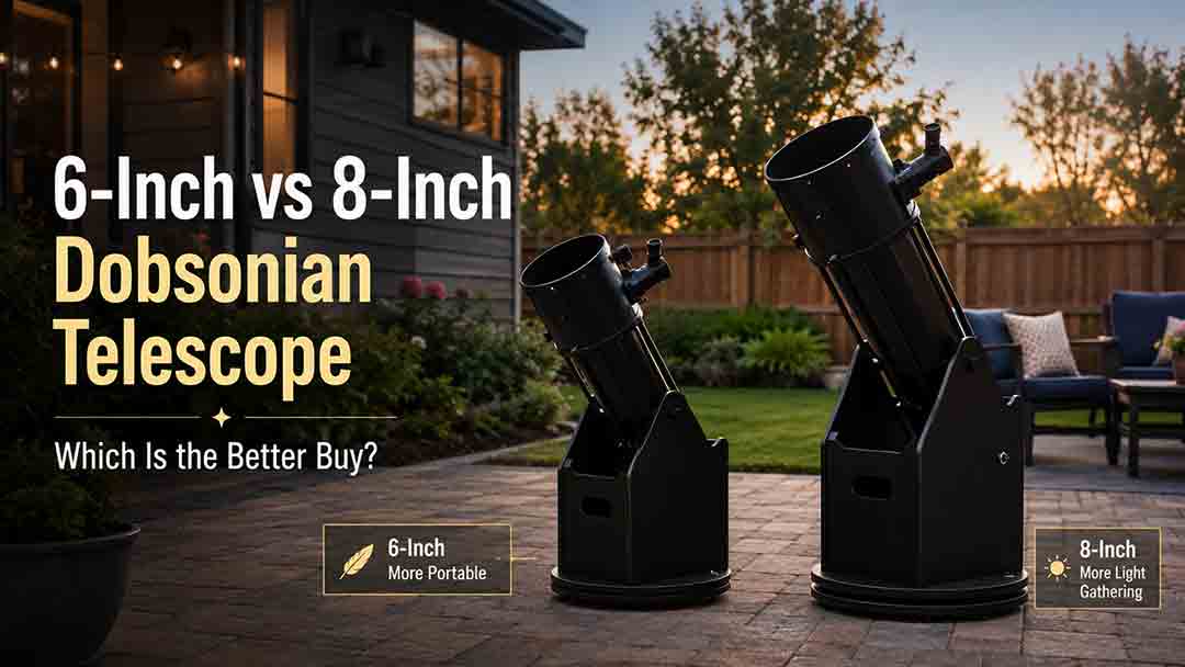 6-Inch vs 8-Inch Dobsonian Telescope: Which Is the Better Buy?