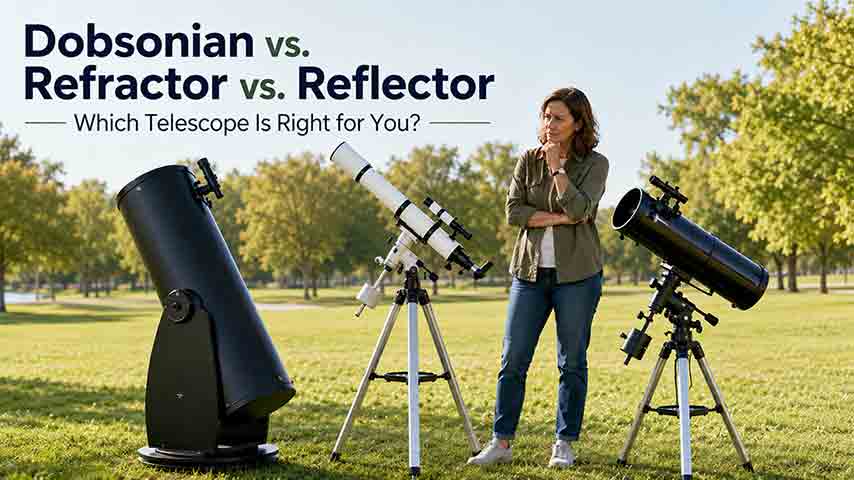 Dobsonian vs Refractor vs Reflector: Which Telescope Is Right for You?