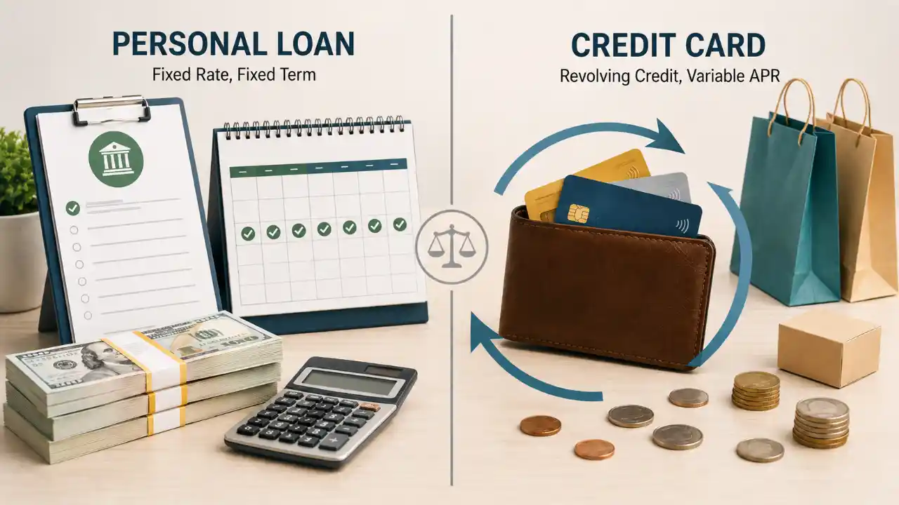 Personal Loans vs. Credit Cards: Interest Rates, Fees, Credit Limits, and Borrowing Costs